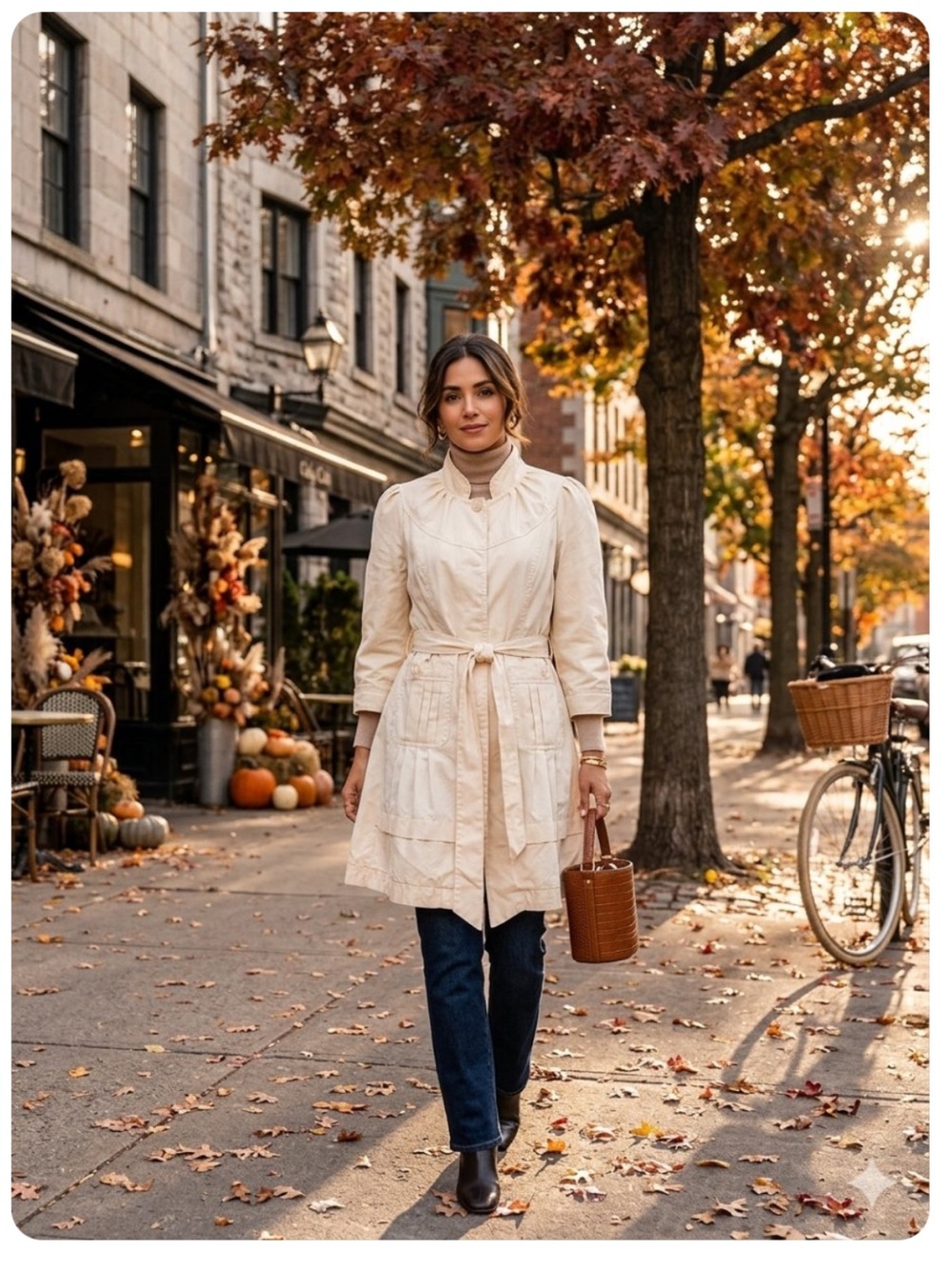 RARE-VTG-Trench-Coat -The Audrey Hepburn by Costa Blanca EUC -Sz4-detail!!!😍